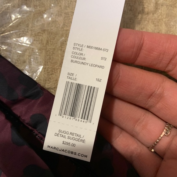 Authentic MARC JACOBS Quilted leopard large zip tote - Picture 11 of 12